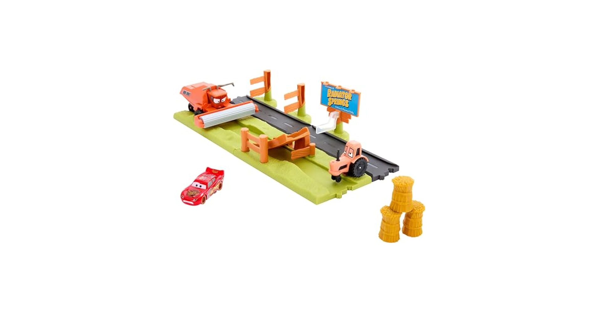カーズ マテル FRANK ESCAPE & STUNT プレイセット ミニカー Mattel Disney and Pixar Cars, Frank Escape & Stunt Race
